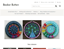 Tablet Screenshot of beakerbutton.co.uk